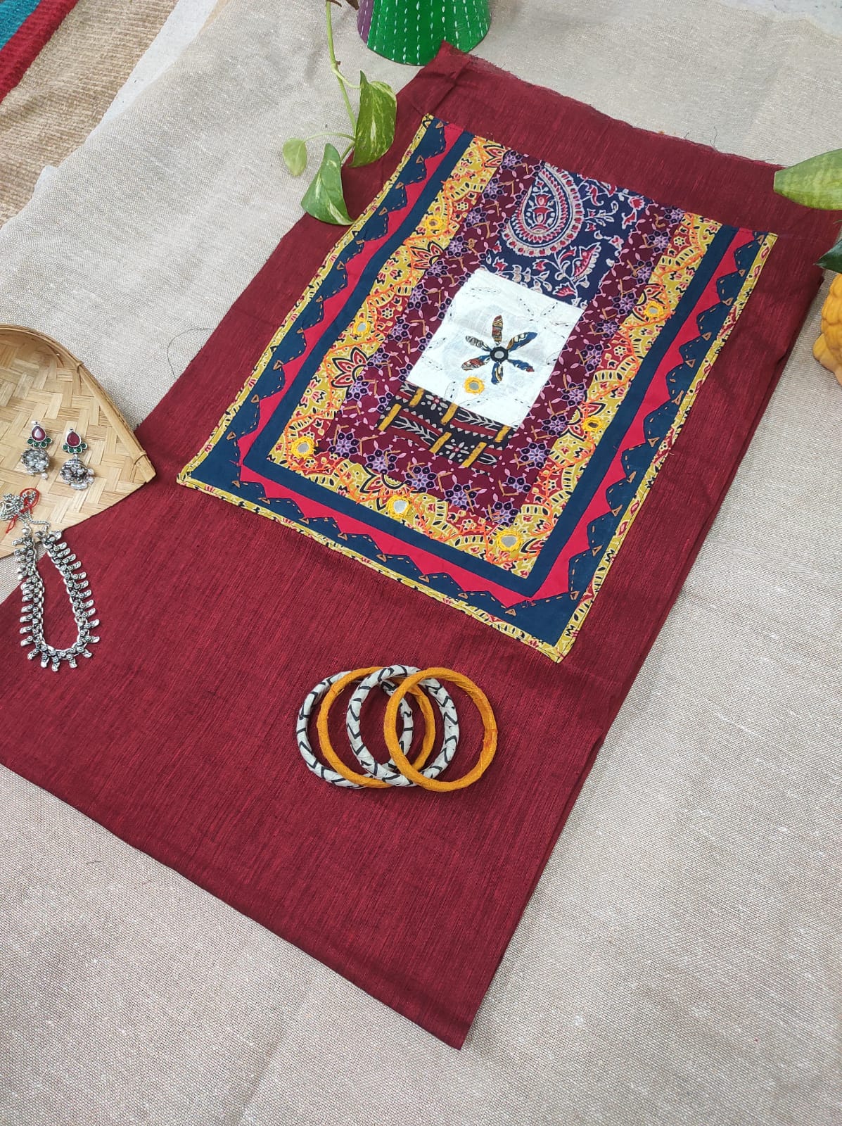 Handcrafted Kurti Fabric