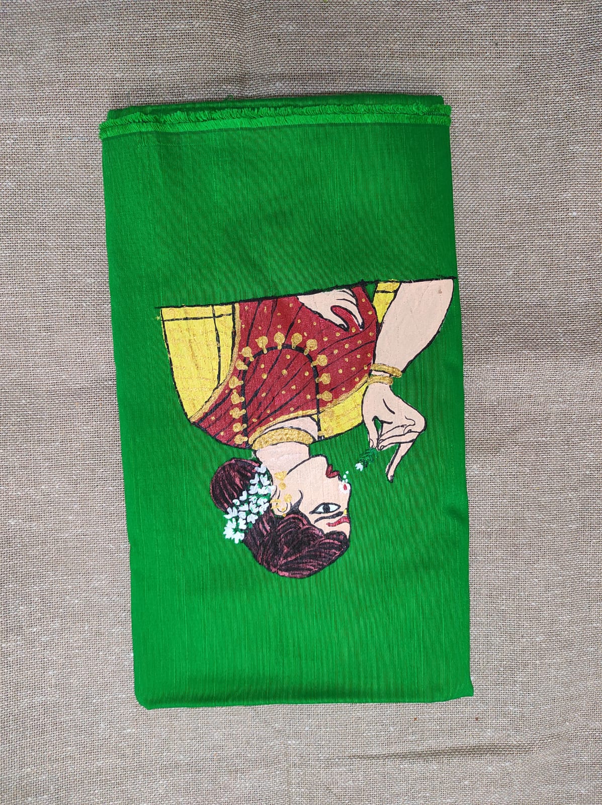 Handpainted blouse fabrics