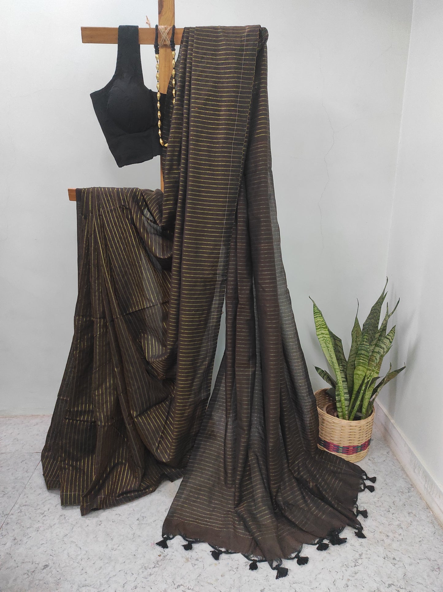 Khadi cotton saree