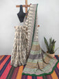 Hand block print saree