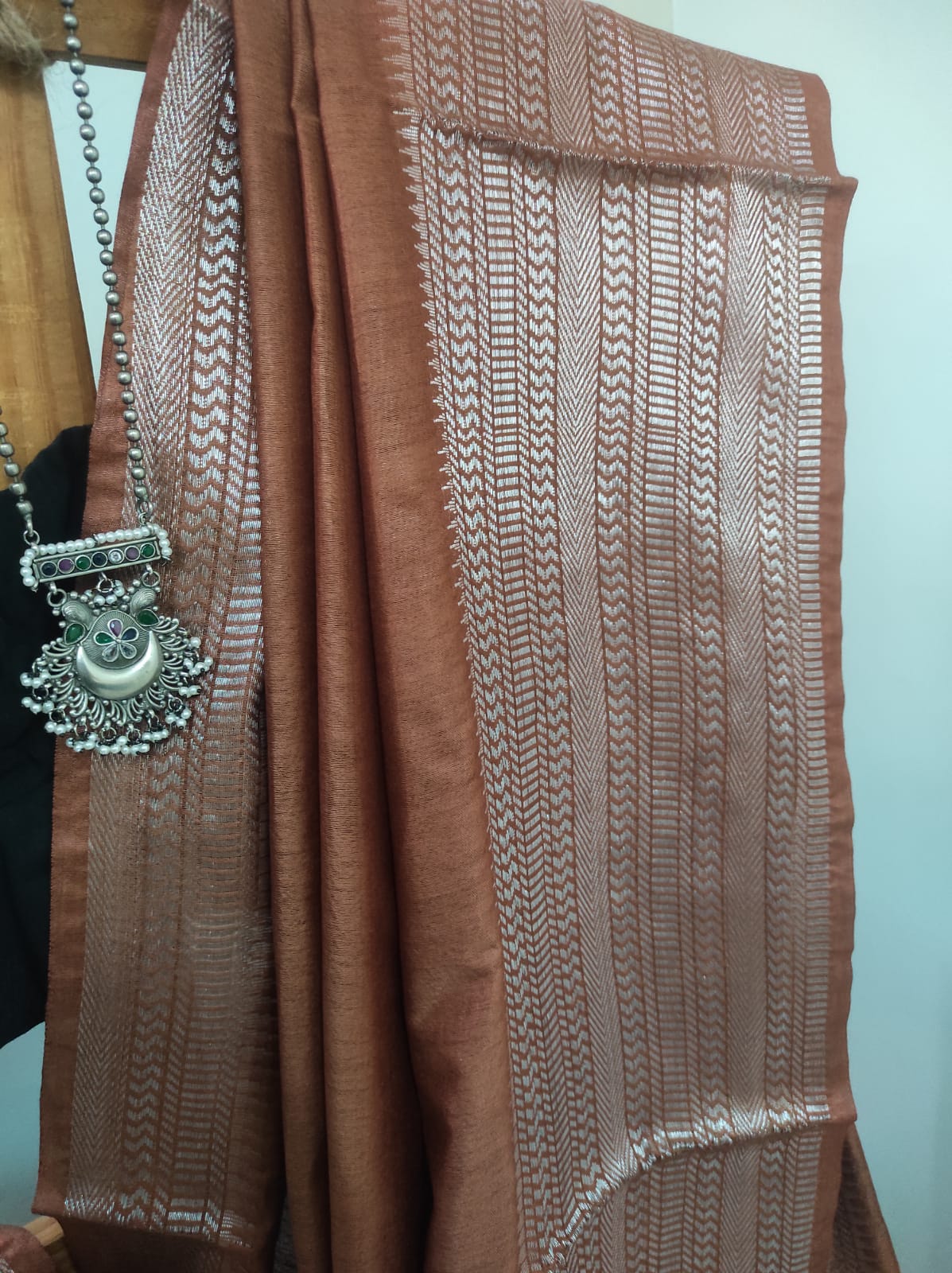 Cotton silk jari border saree
