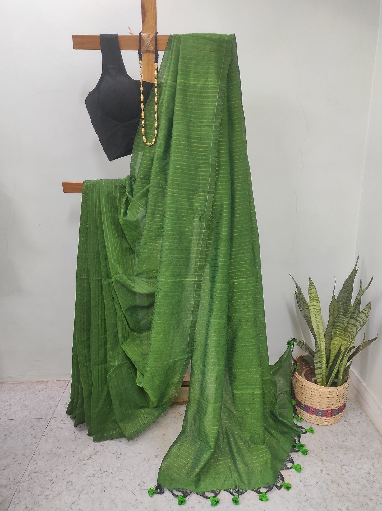 Khadi cotton saree