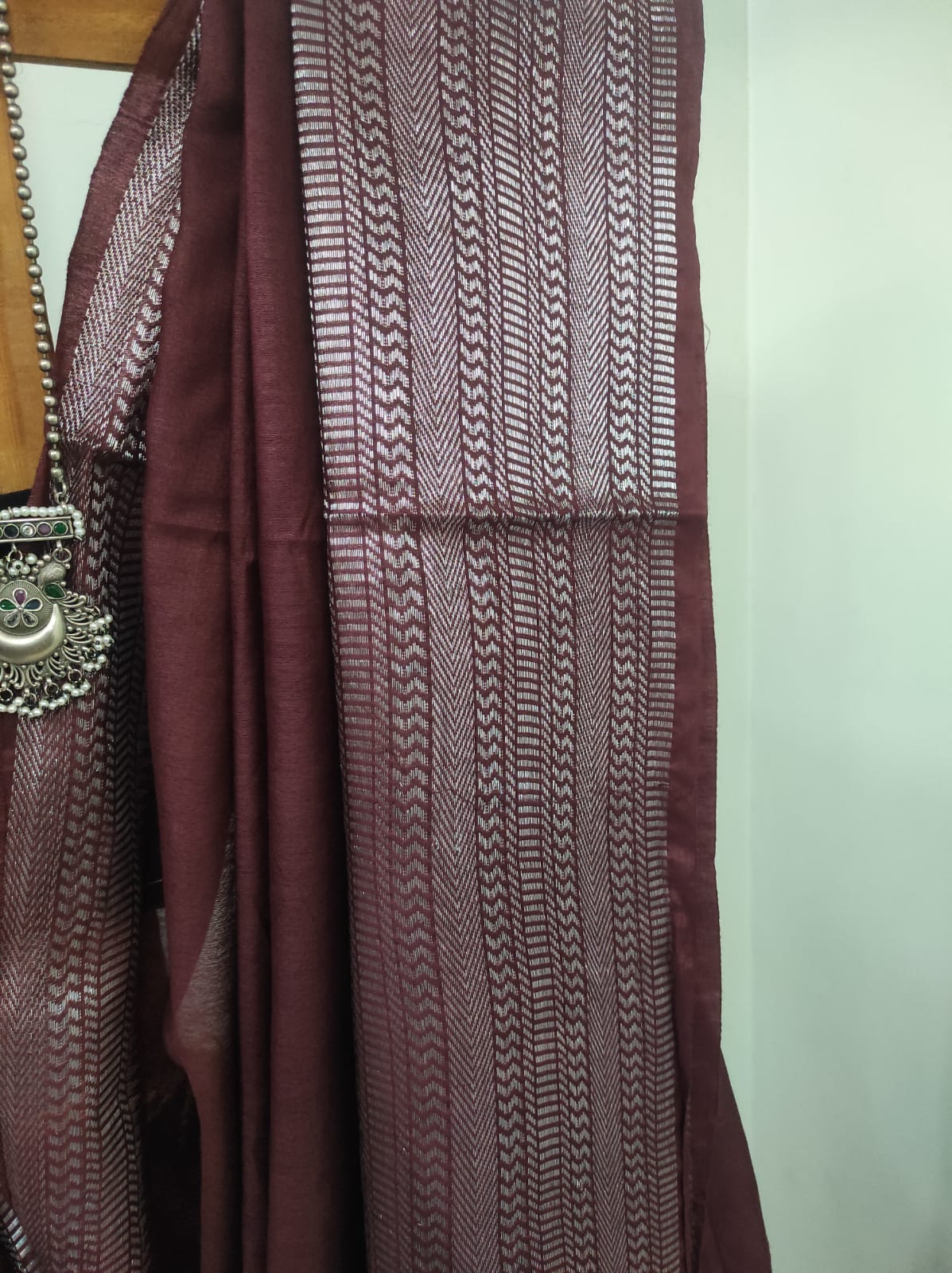 Cotton silk jari border saree