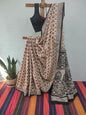 Hand block print saree