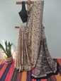 Hand block print saree