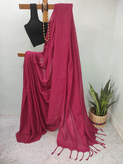 Khadi cotton saree