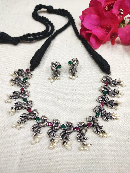 Oxidised Neckpiece