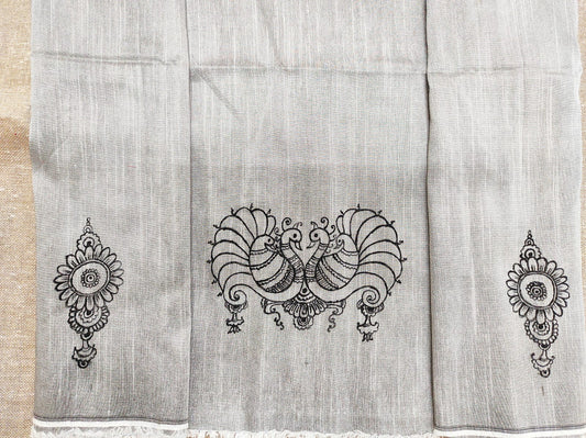 Handpainted blouse fabrics