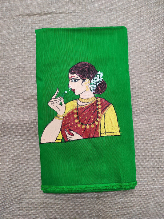 Handpainted blouse fabrics