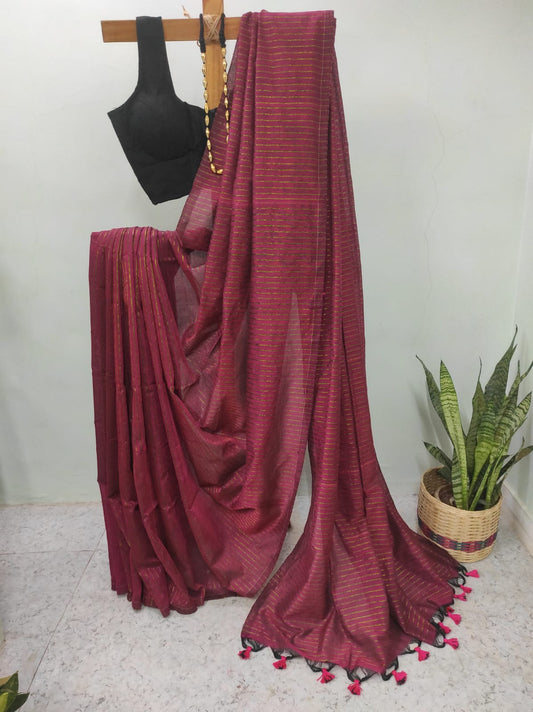 Khadi cotton saree